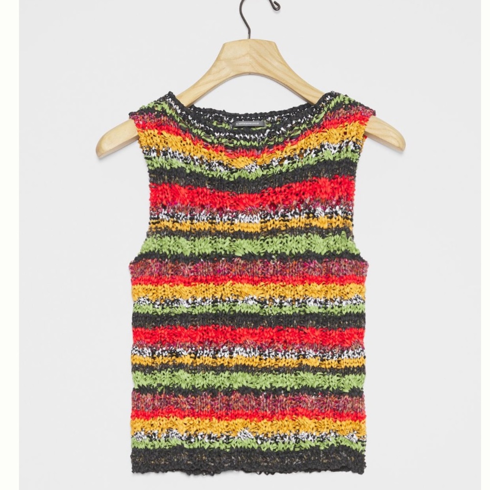 Audra Sweater Tank from Anthropologie size Small Made in Italy!